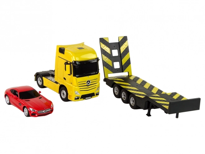 Camioncino R/C Mercedes-Benz Giallo e Rosso