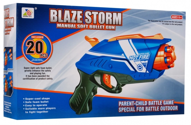 Pistola Manuale per Bambini 6+ Blaze Storm