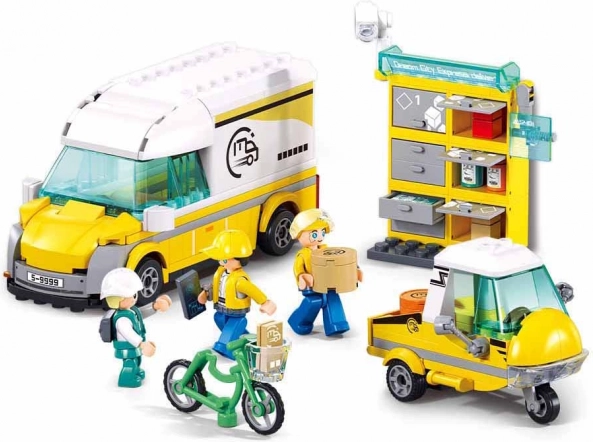 Sluban Metropolis servizio di consegna kit di costruzione
