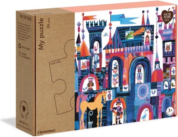 Puzzle da 24 pezzi Castello