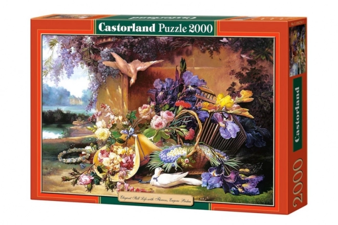 Puzzle natura morta con fiori di Eugene Bidau 2000 pezzi