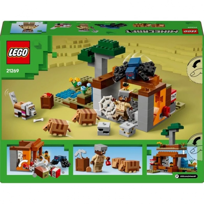 Avventura nella miniera di armadilli LEGO Minecraft