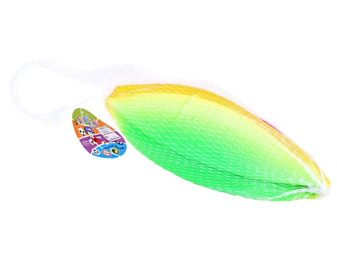 Palla arcobaleno in gomma leggera 23cm per bambini