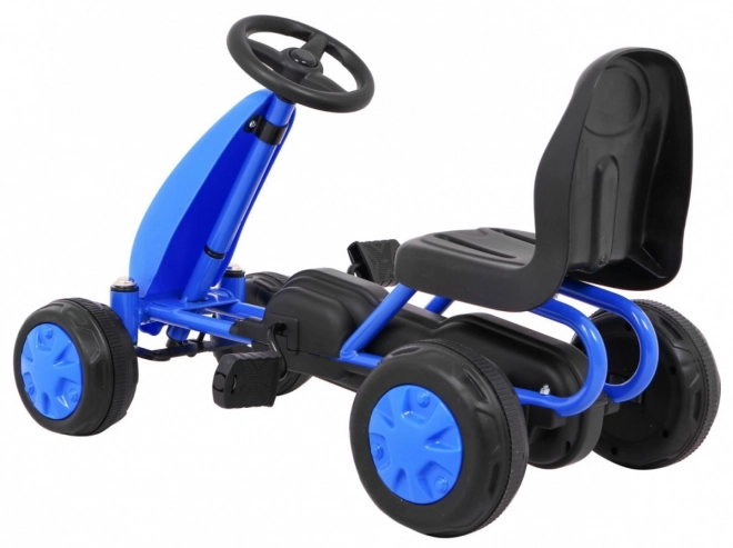 Primo kart a pedali per bambini blu