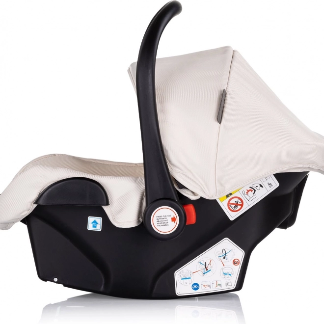 Seggiolino auto Chipolino Aura i-Size 40-85 cm Biscotta