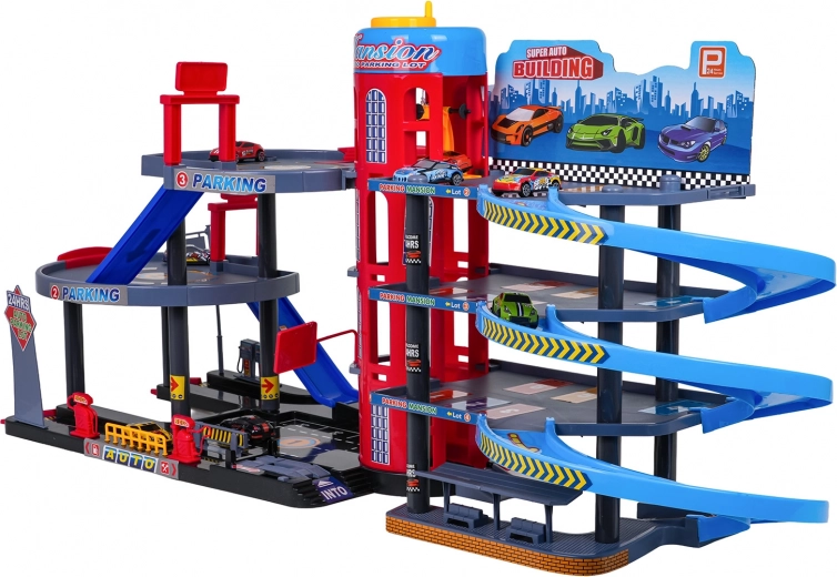 Ascensore funzionante e rampe a spirale