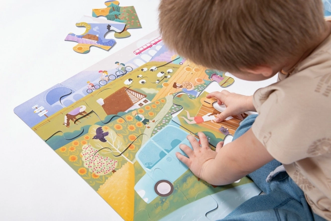 Puzzle Giganti Na výletě per Bambini