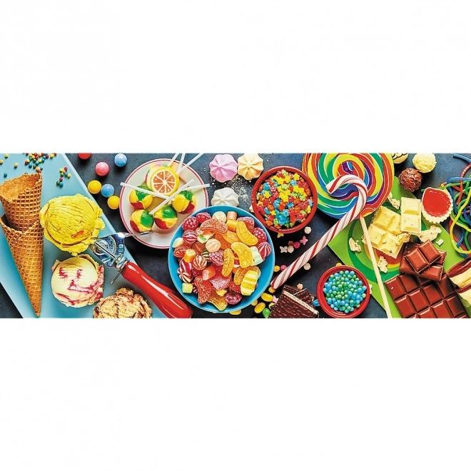 Puzzle Panoramico 1000 Pezzi Dolci Delizie