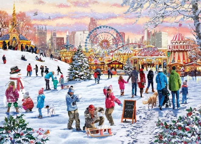 Puzzle Invernale Miracolo in Hyde Park 1000 Pezzi