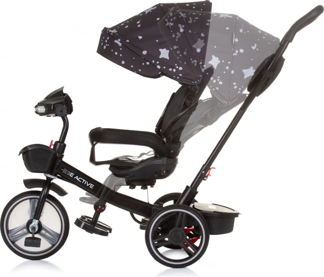Chipolino triciclo con tettoia Be Active 2 in 1 Obsidian