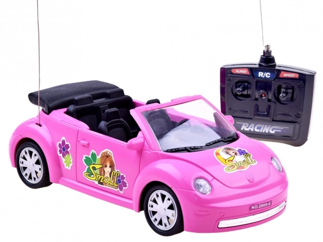 Auto telecomandata Beetle cabriolet rosa