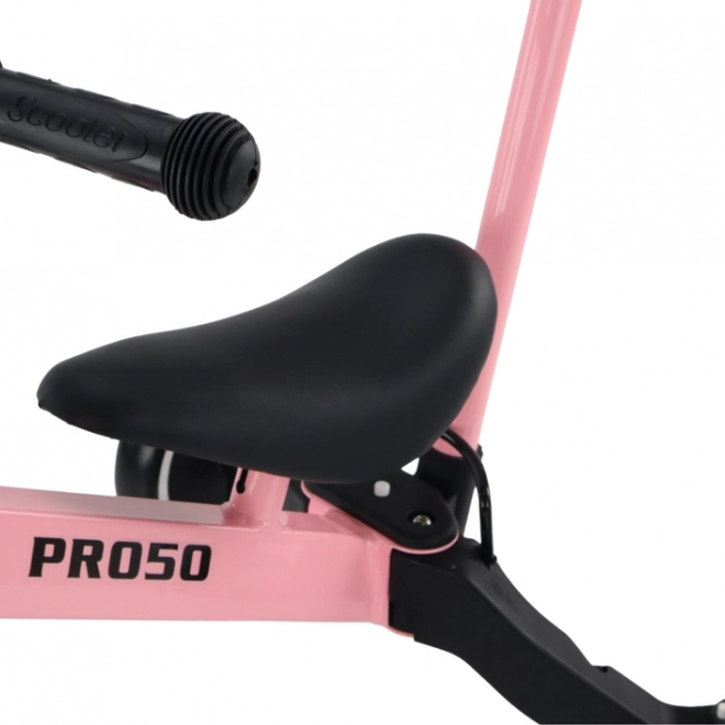 Triciclo con manico rosa