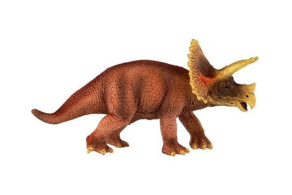 Dinosauro Triceratops in plastica 20 cm