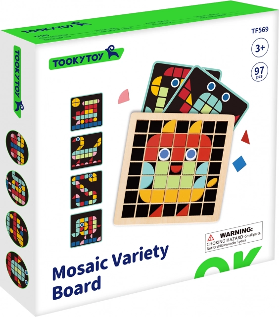 Mosaico di legno Tooky Toy Montessori