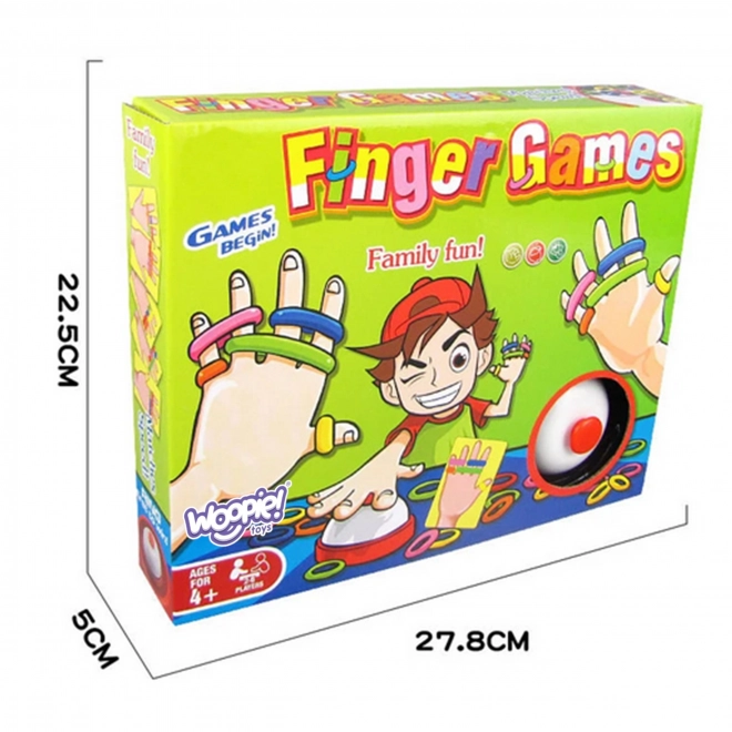 Gioco di abilità Finger Games con elastici colorati per bambini 4+