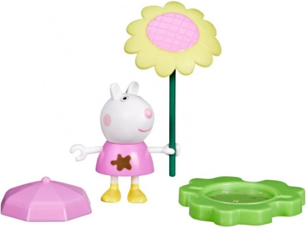 Peppa Pig divertimento in pozzanghera e fango, figurina