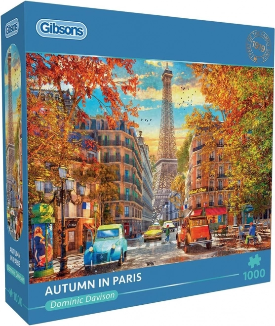 Puzzle Gibson di autunno a Parigi 1000 pezzi