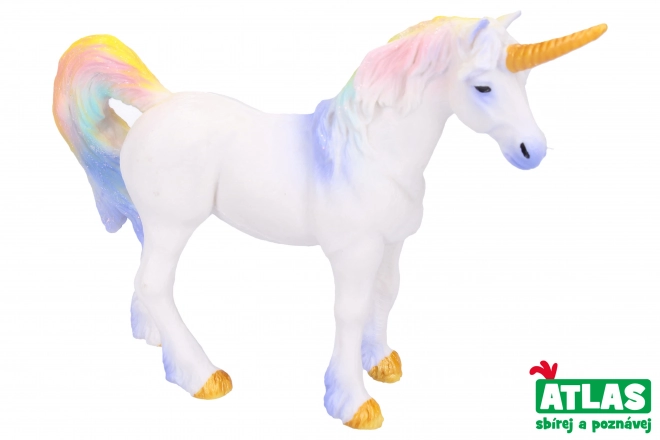 Figurina unicorno arcobaleno 14 cm