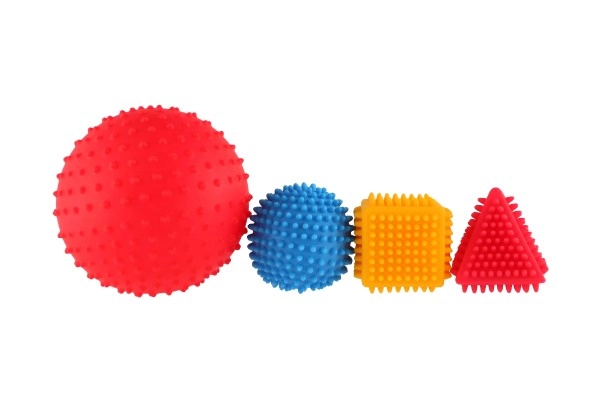 Forme e texture diverse per la stimolazione tattile
