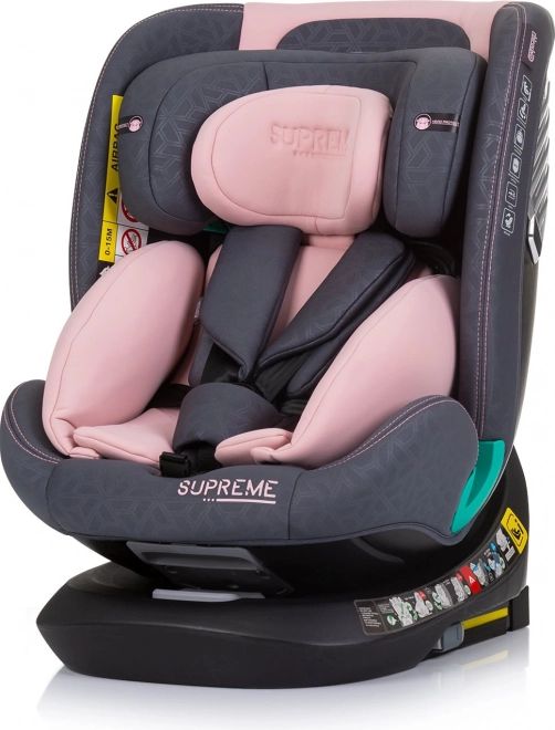 Seggiolino Auto Supreme i-Size 40-150cm Isofix 360, Flamingo