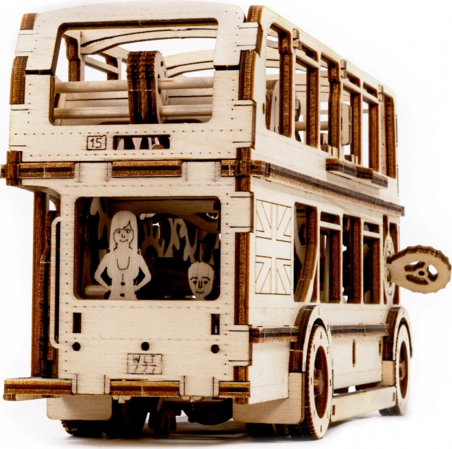 Puzzle 3D in legno - autobus di Londra