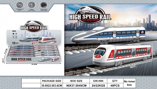 Giocattolo treno 17,5 cm