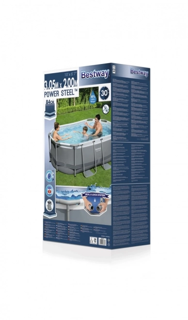 Piscina Fuori Terra Power Steel 305x200x84 cm