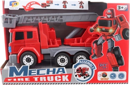 Camion dei pompieri e robot a batterie