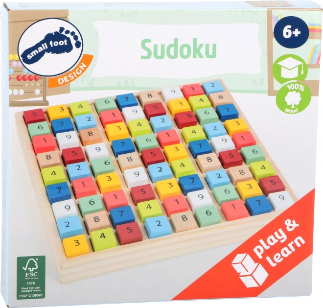 Sudoku in legno a colori