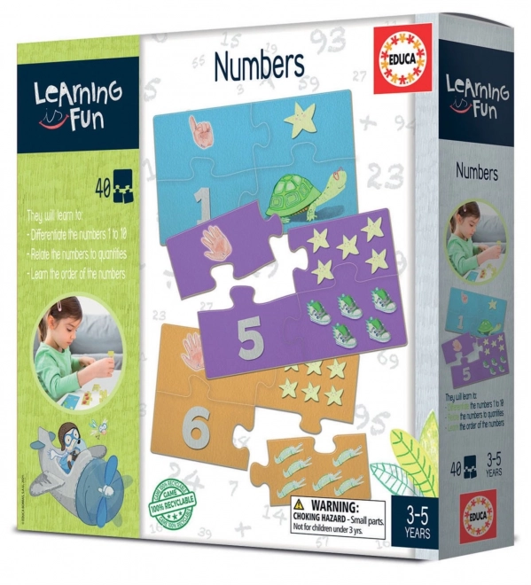 Puzzle educativo Educa: Imparare è Divertente - Numeri