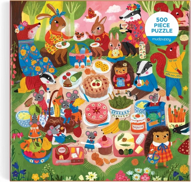 Mudpuppy puzzle Picnic nella foresta 500 pezzi