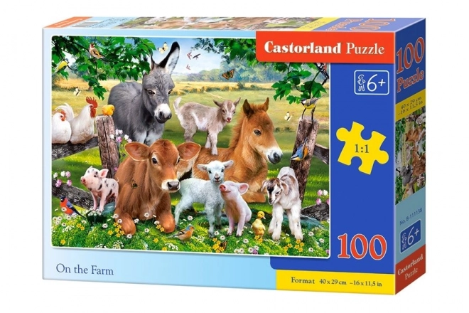 Puzzle da 100 pezzi Castorland Fattoria