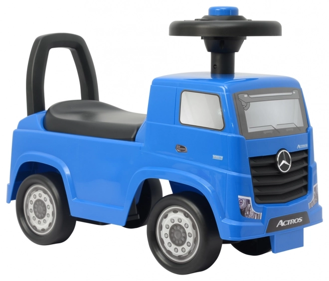 Cavalcabile per bambini Mercedes Actros Blu