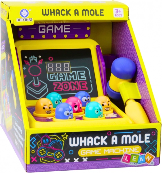 Gioco di Abilità Whack A Mole Automatico Con Martello Luci Suoni