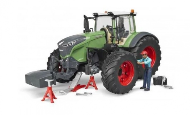 Trattore Bruder Fendt 1050 Vario con meccanico e attrezzi