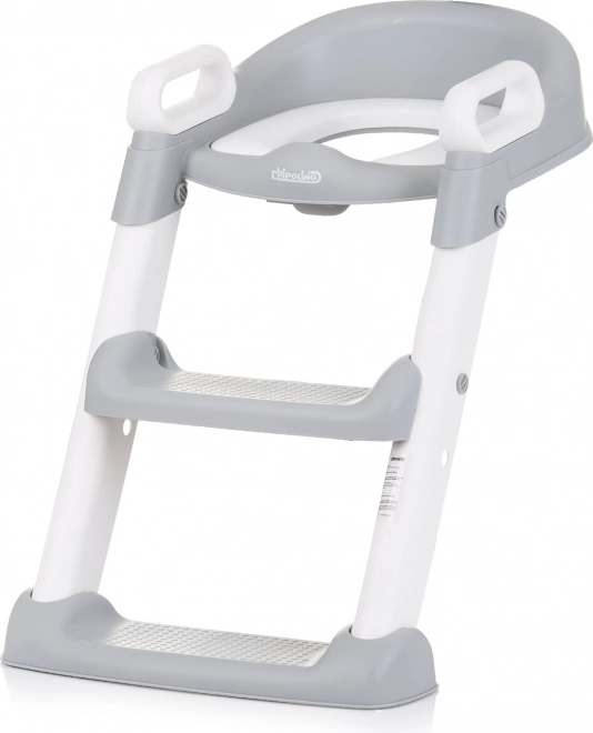 Copriwater con scala per bambini Skippy Grigio