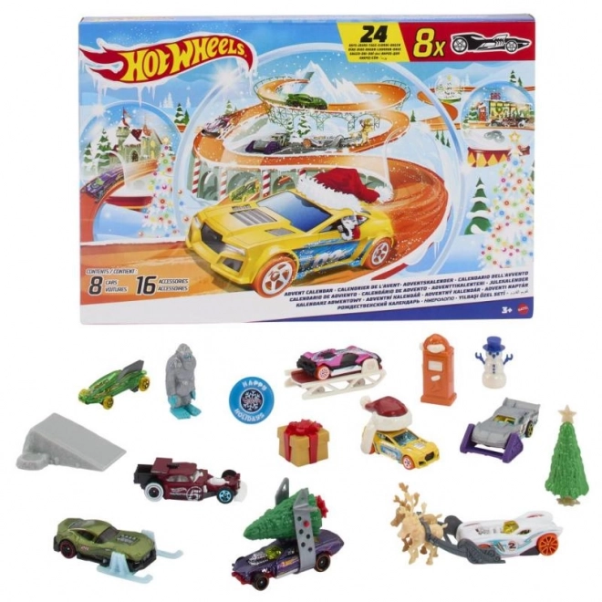 Calendario dell'Avvento Hot Wheels 2024