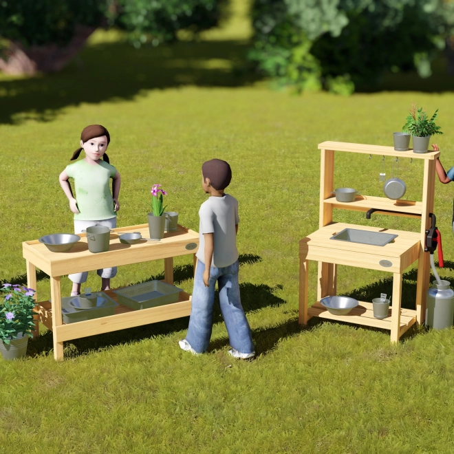 Banco cucina in legno Classic World EDU