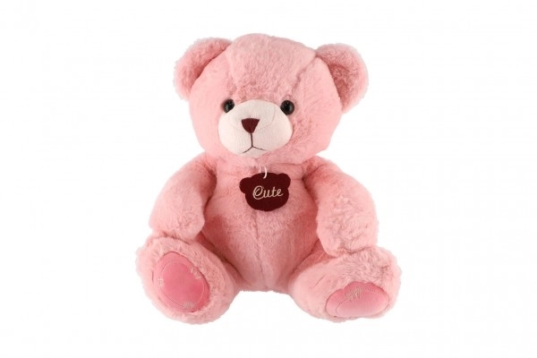 Orsacchiotto seduto in peluche 40cm rosa