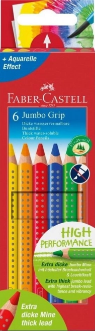 Pastelli Jumbo Grip Faber-Castell 6 Pezzi