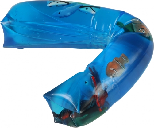 Serpente d'acqua con creature marine antistress