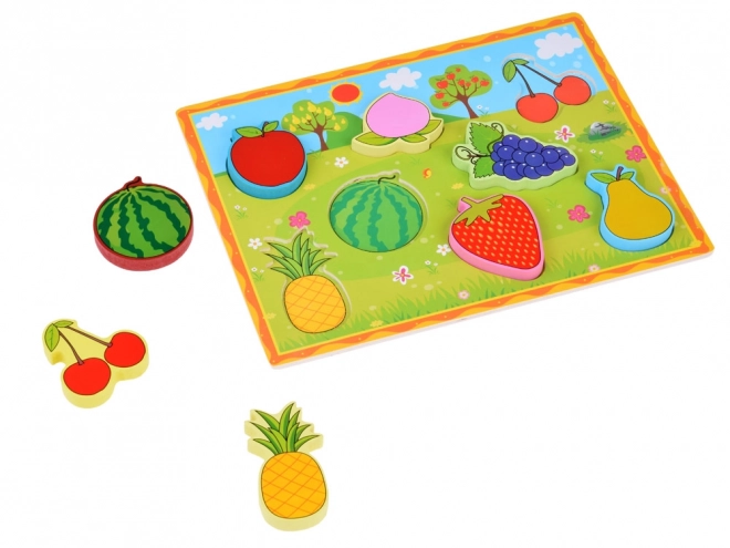 Puzzle in legno educativi Frutta