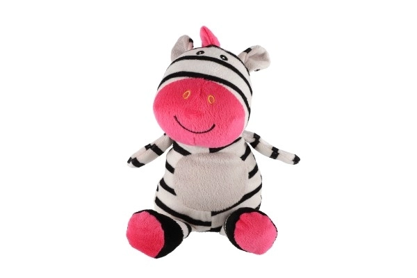 Zebra sonaglio in peluche 24 cm