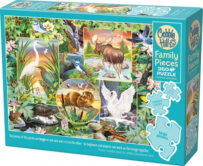 Puzzle di famiglia Magia del fiume 350 pezzi