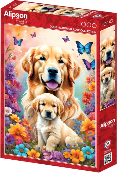 Puzzle affetto materno: cani 1000 pezzi