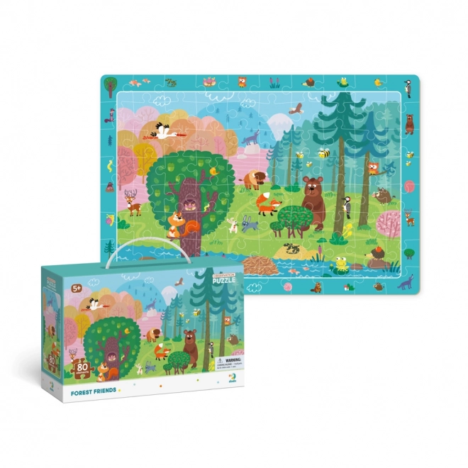 Puzzle Amici della Foresta 80 Pezzi