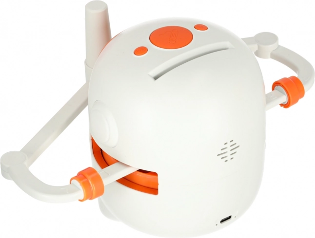 Robot educativo interattivo per imparare a disegnare e scrivere con cartoncini e pennarelli