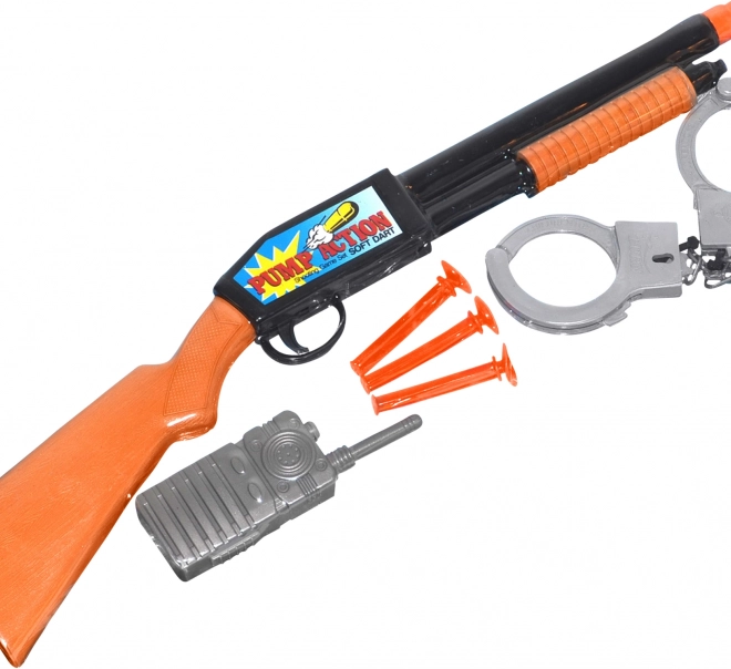 Set di gioco Polizia con fucile e proiettili