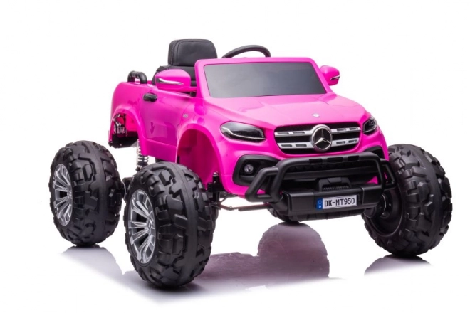 Auto a batteria rosa BARBIE Mercedes