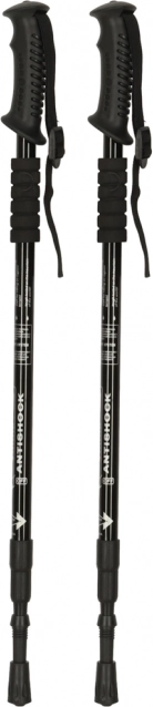 Bastoncini da trekking pieghevoli Nordic Walking, neri, 2 pezzi